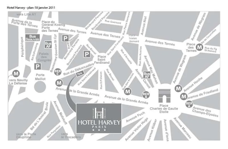 Hotel Harvey Paryż 3*,  Francja